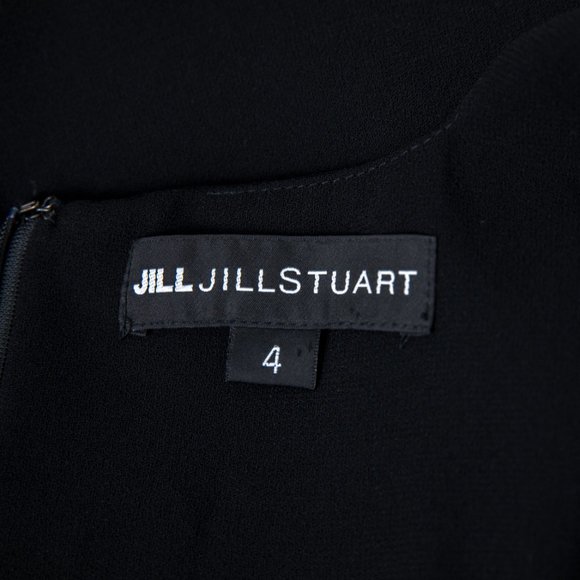 Jill Stuart 4 Caged Cutouts Mini Dress Black LBD - Picture 10 of 13